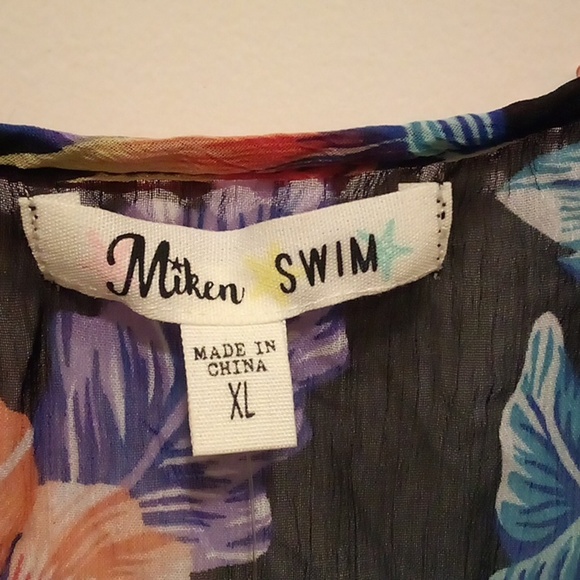 NWT - Miken Swim Cover-Up Top - Size XL - Picture 5 of 6